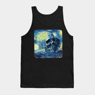 The Skull Van Gogh Style Tank Top